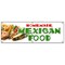 Signmission HOMEMADE MEXICAN FOOD BANNER SIGN tacos burritos restaurant enchilada B-72 Homemade Mexican Food - alternate 1